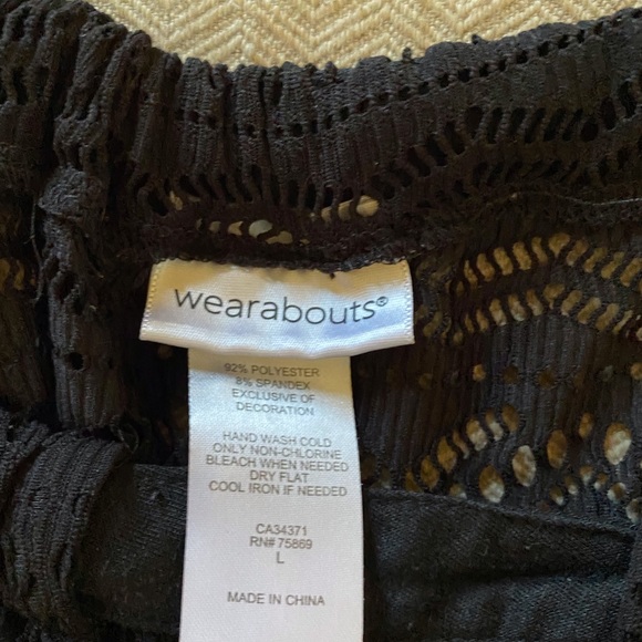 Wearabouts black coverup, size L - Picture 2 of 3